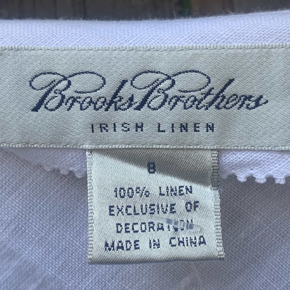 Brooks Brothers size 8 Irish linen tunic. NWT! - Picture 3 of 5